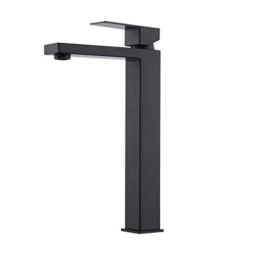 KES Black Bathroom Faucet Single Handle Type Stainless Steel Faucet Lavatory cUPC Certified Vanity Sink Faucet Matt Black L3156ALF-BK KES Black Bathroom Faucet Single Handle Type Stainless Steel Faucet Lavatory cUPC Certified Vanity Sink Faucet Matt Black L3156ALF-BK